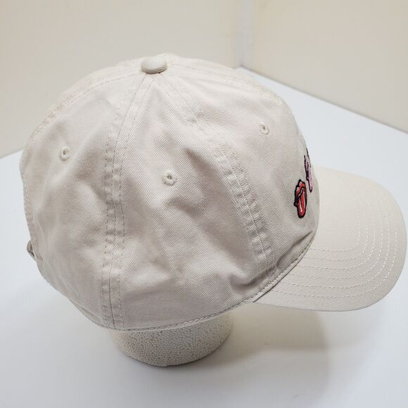 Rolling Stones Cap Hat Graphic American Eagle Beige Multicolor One Size NWT - Picture 2 of 11